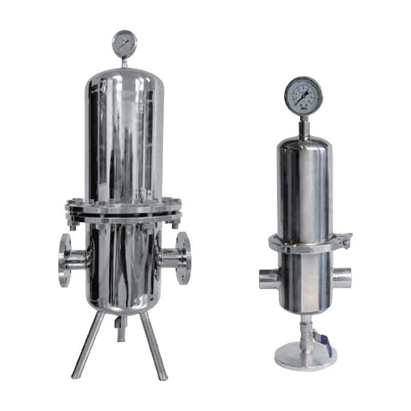 Microfiltrazione sterile in acciaio inossidabile filtro aria compresso per camere pulite